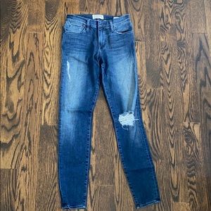 FRAME le high skinny jeans in size 26